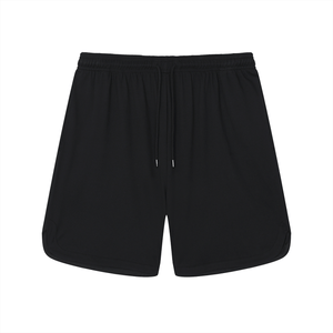 Black shorts on a white background
