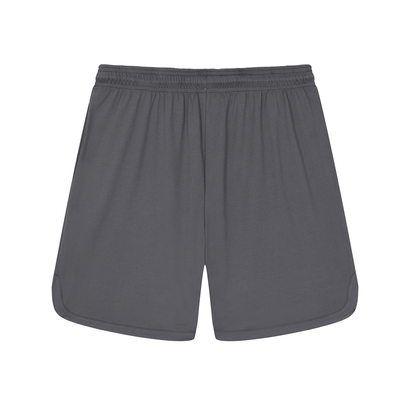 Gray shorts on a white background