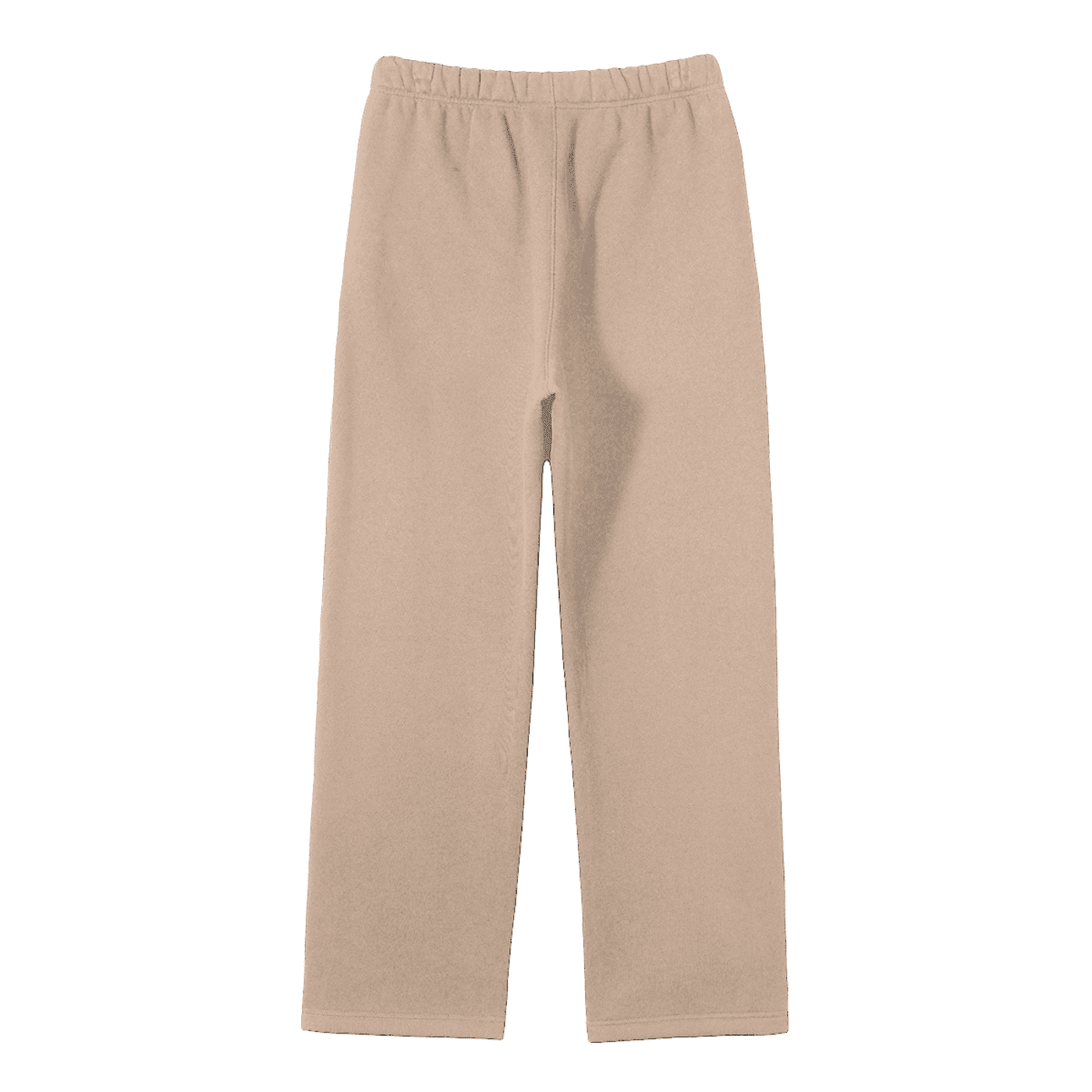 Beige sweatpants on a white background