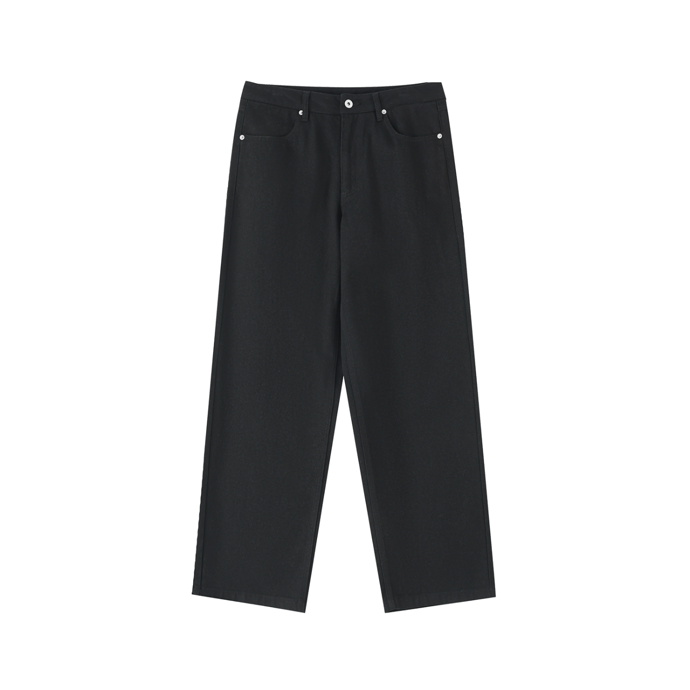 Black pants on a white background