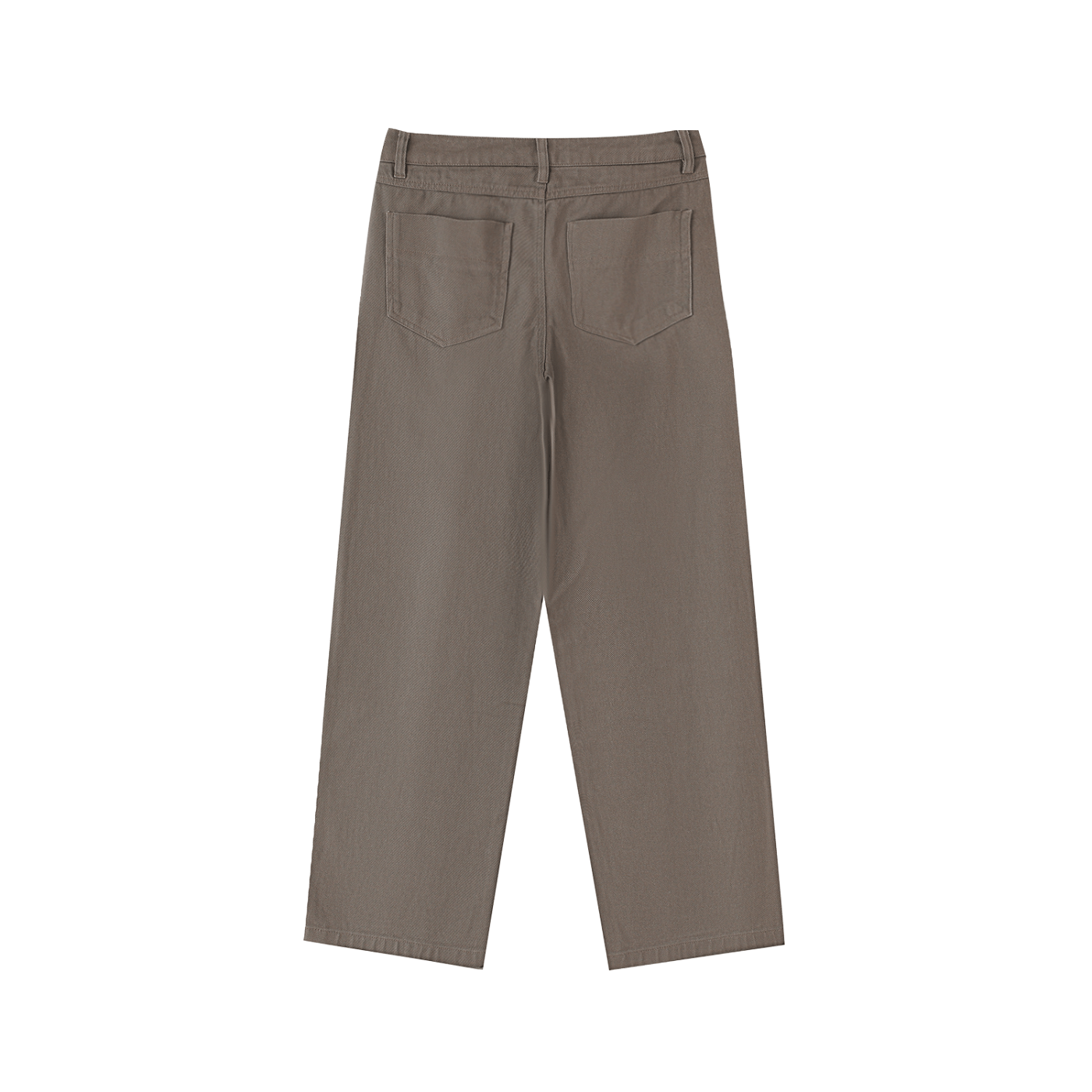 Brown pants on a white background