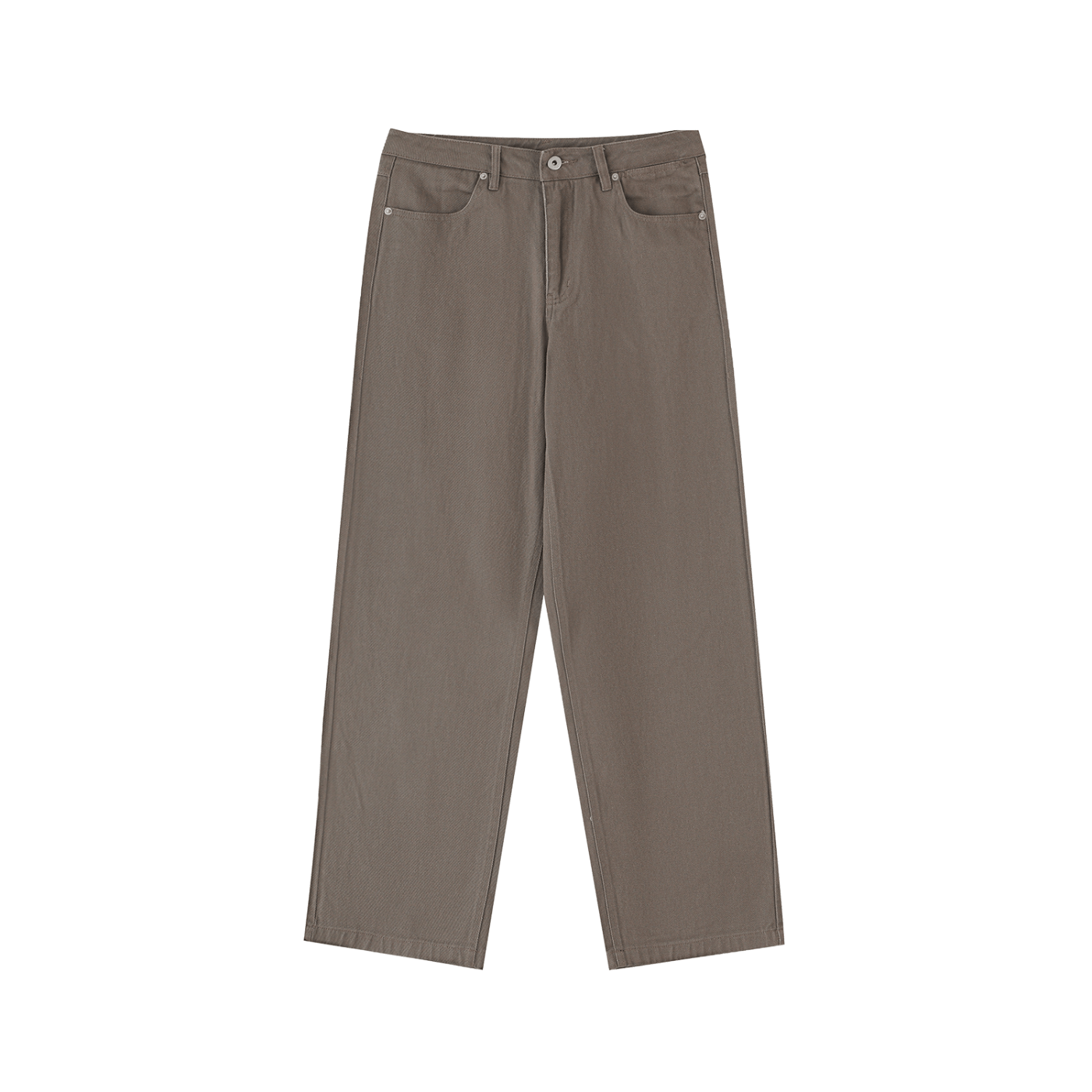 Brown pants on a white background