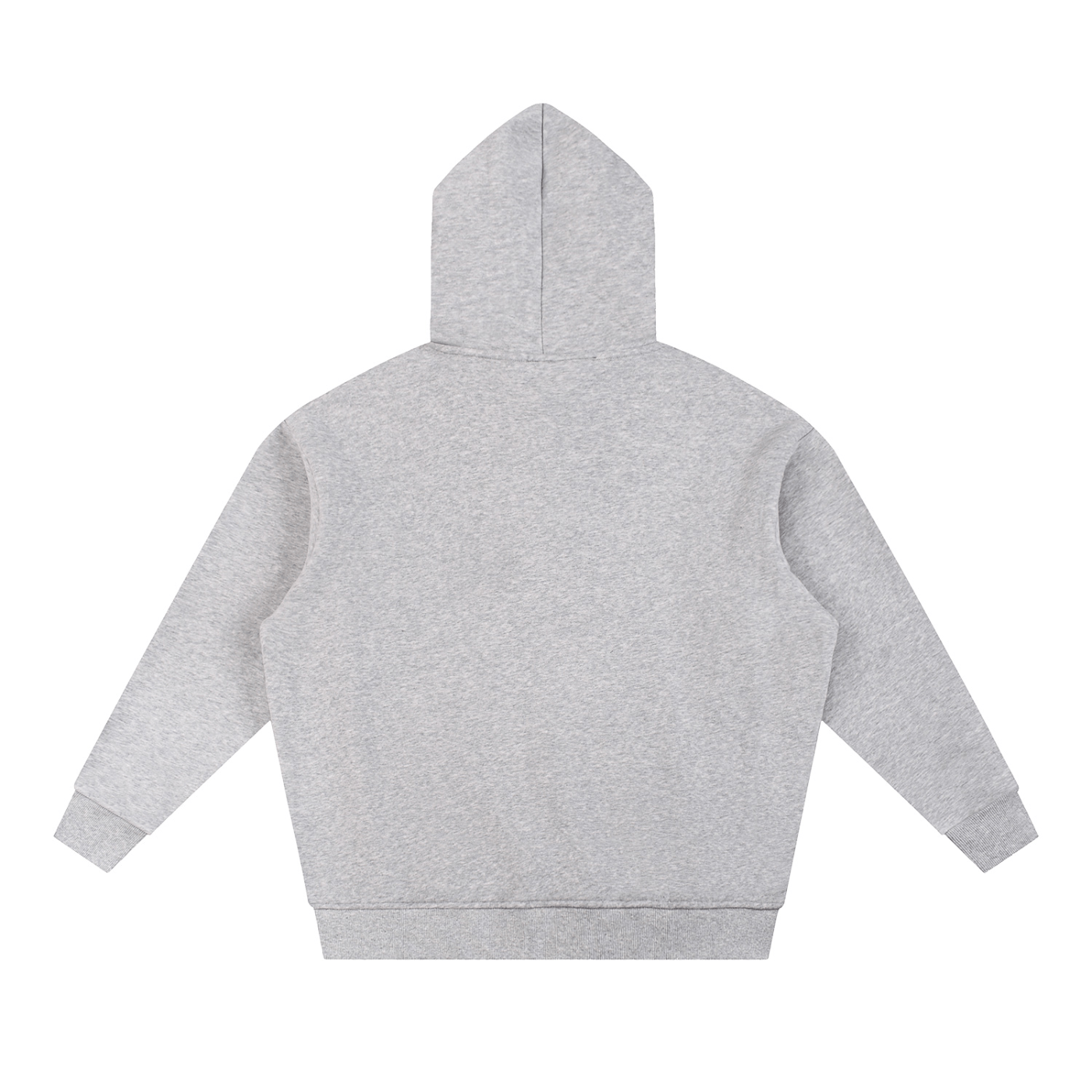 Gray hoodie on a white background