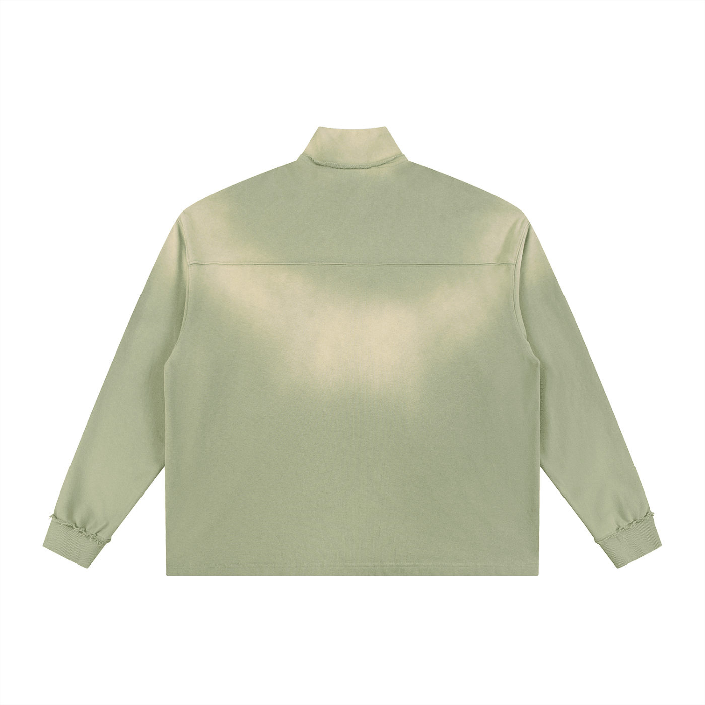 Light green shirt on a white background