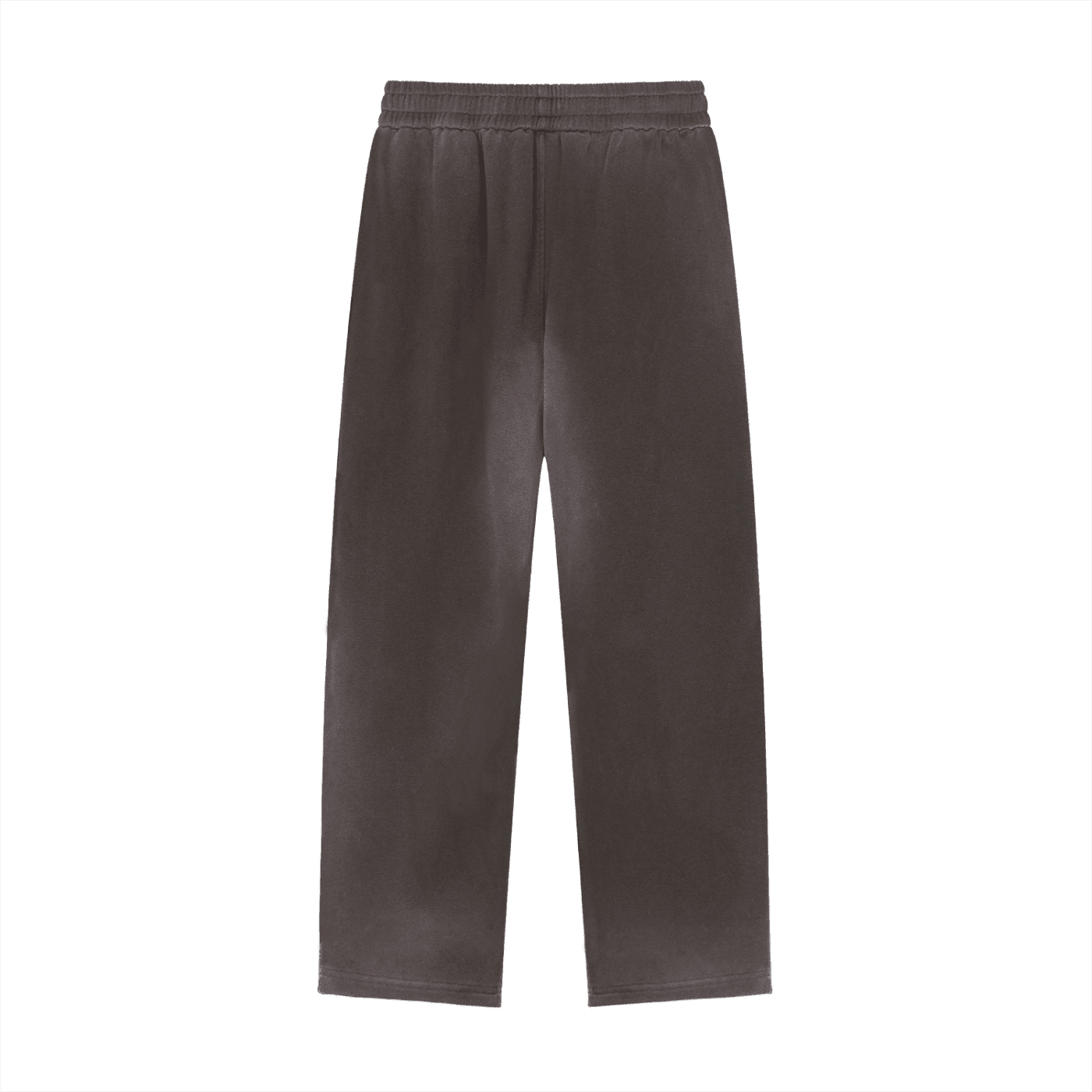 Dark gray pants on a white background