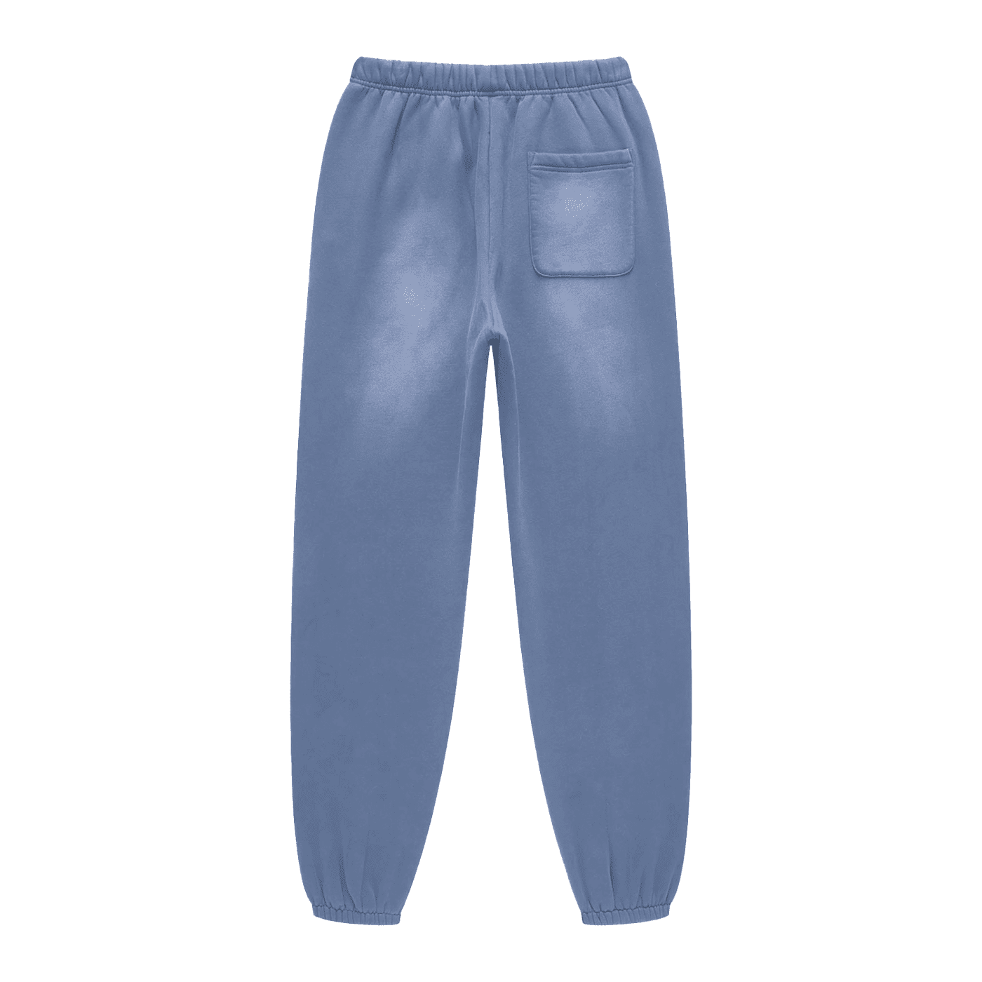 Blue sweatpants on a white background