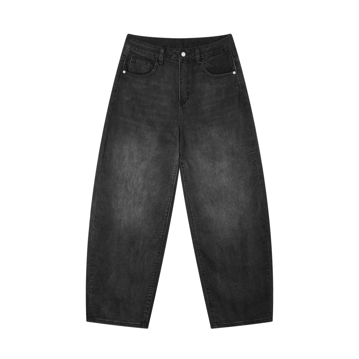 Black jeans on a white background