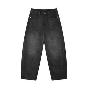 Black jeans on a white background