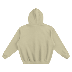 Beige hoodie on a white background