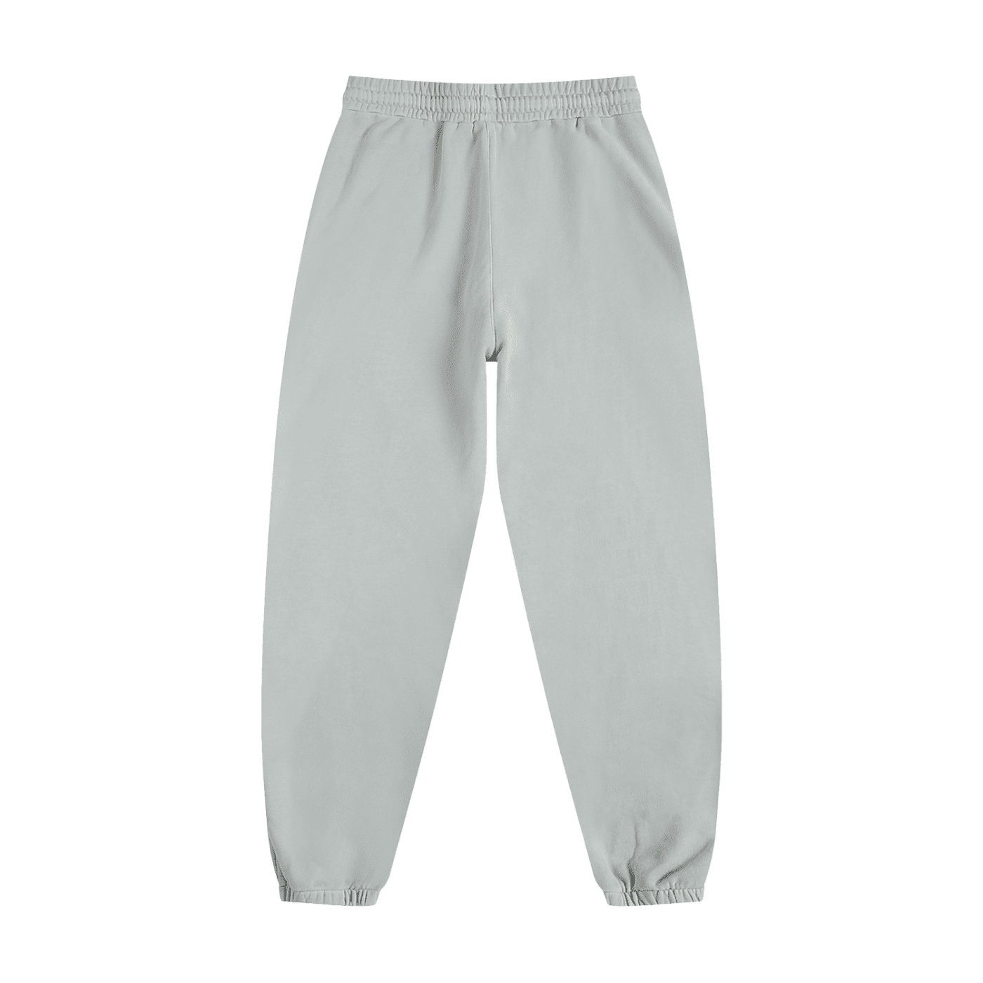 Light gray sweatpants on a white background