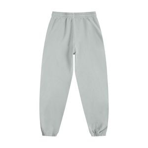 Light gray sweatpants on a white background
