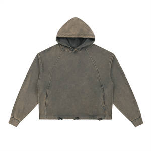 Brown hoodie on a white background
