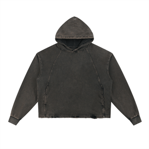 Black hoodie on a white background