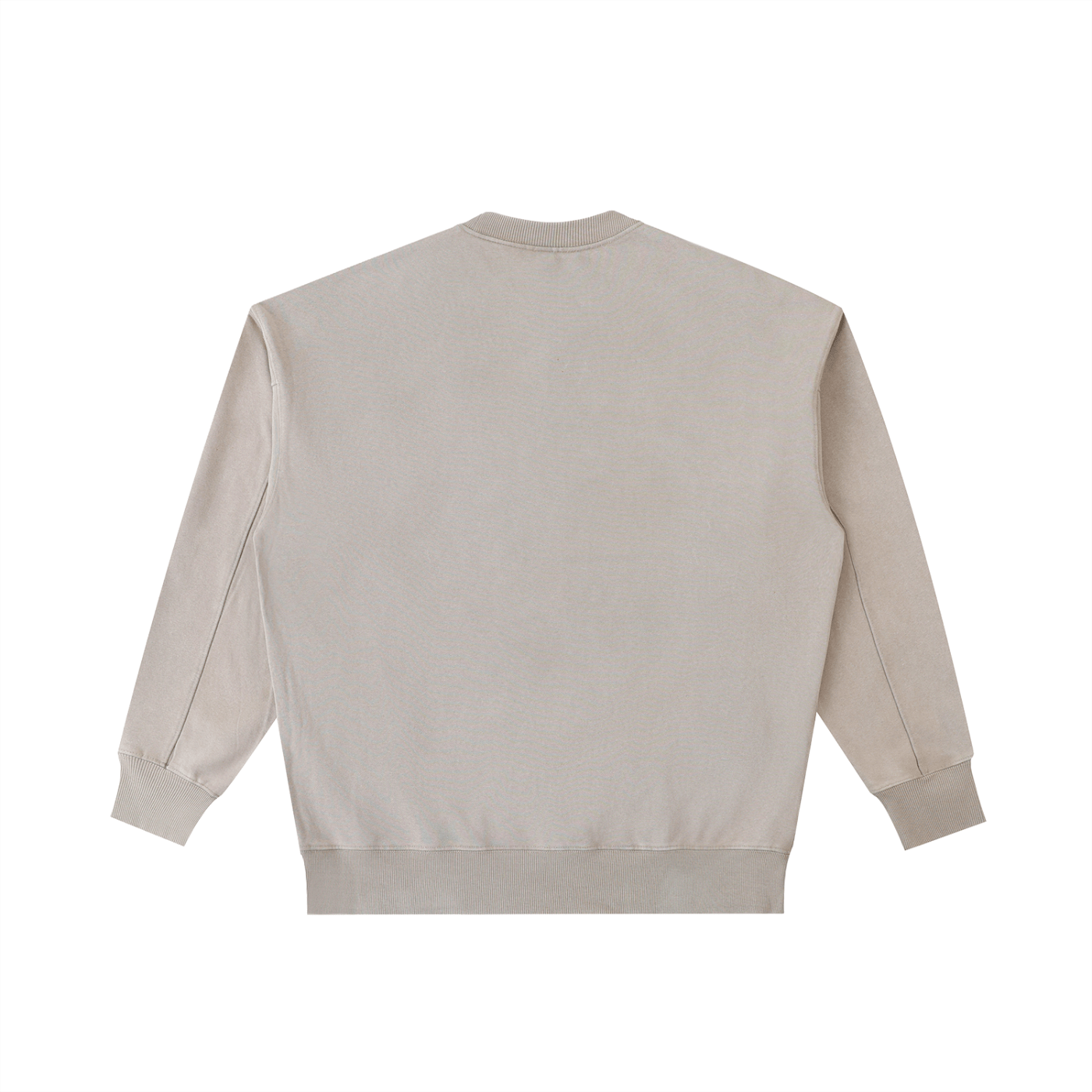 Beige sweatshirt on a white background