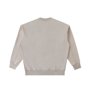 Beige sweatshirt on a white background