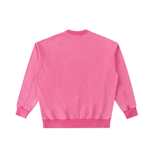 Pink sweatshirt on a white background