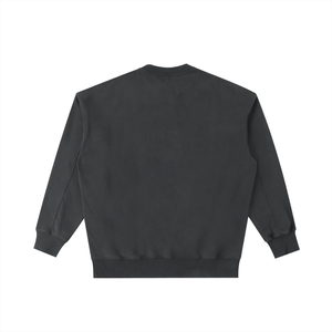 Black sweatshirt on a white background