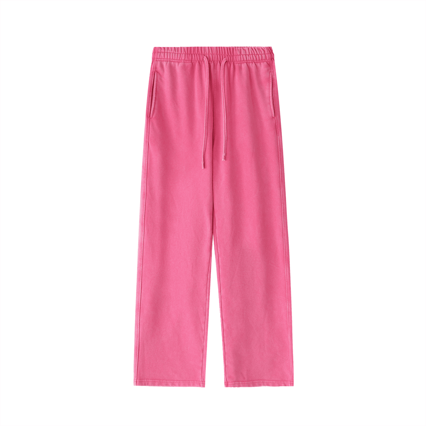 Pink pants on a white background