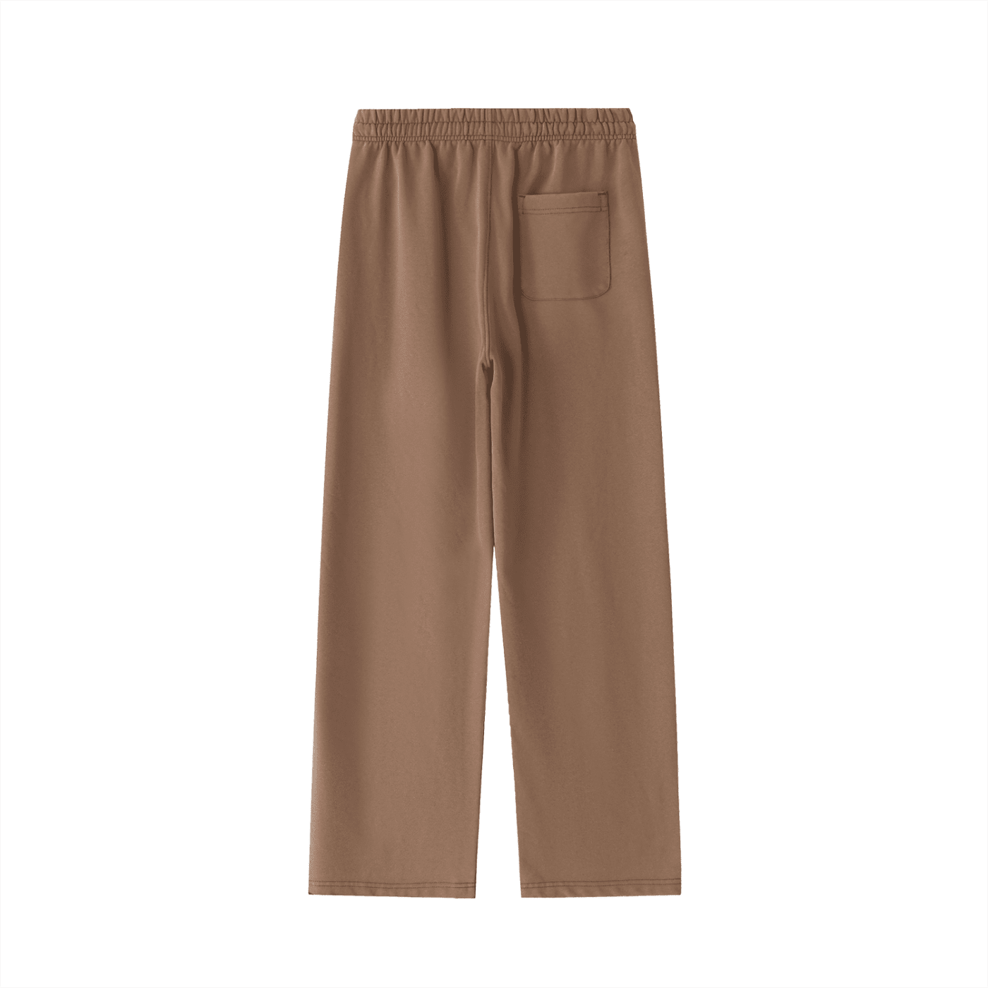 Brown pants on a white background