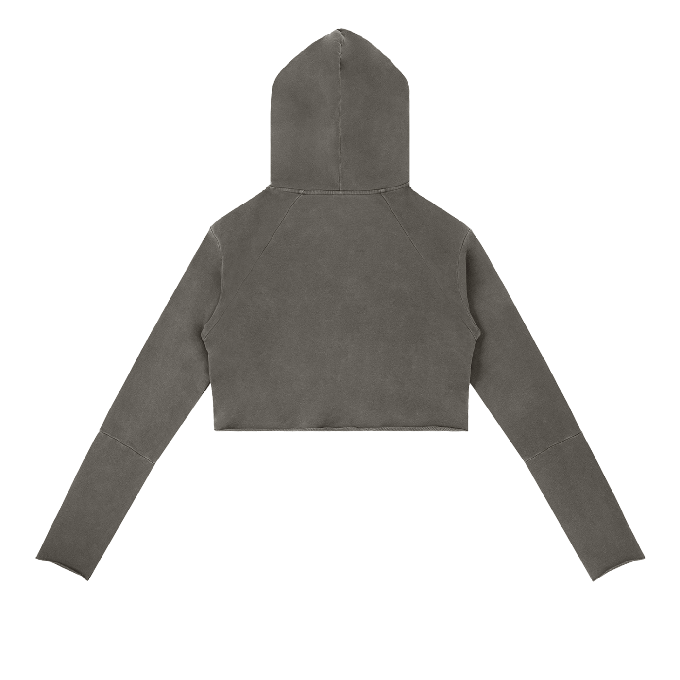 Gray hoodie on a white background