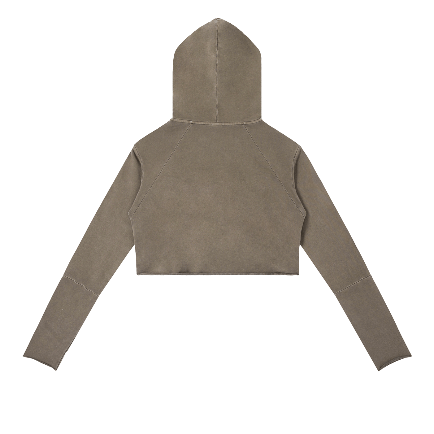 Brown hoodie on a white background