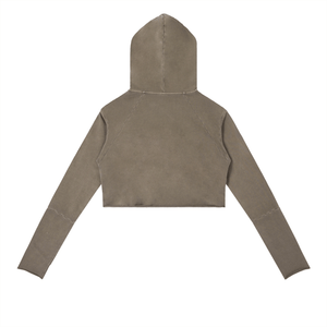 Brown hoodie on a white background