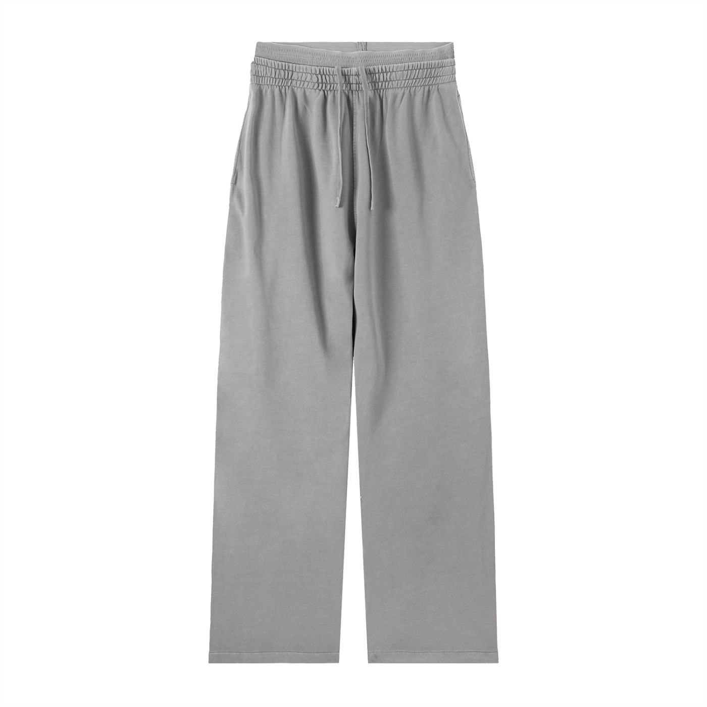 Gray pants on a white background