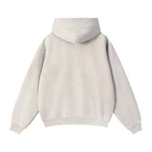 Beige hoodie on a white background
