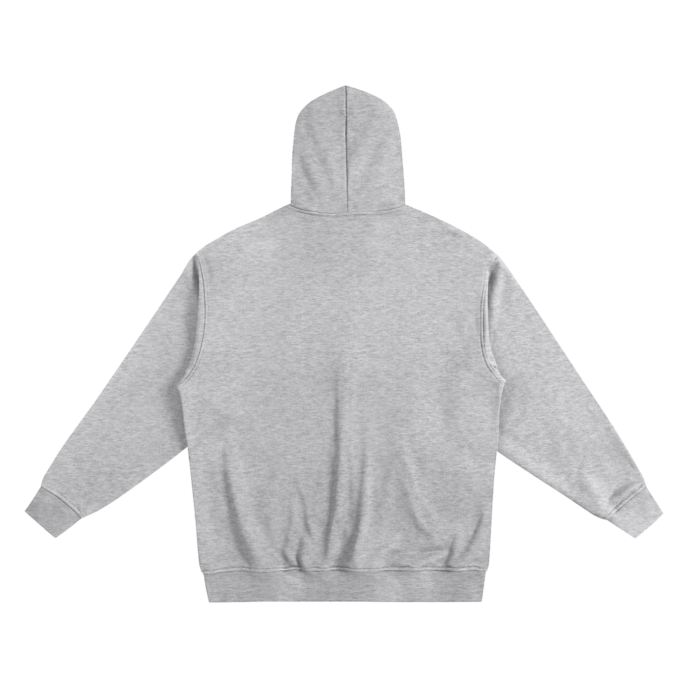 Gray hoodie on a white background